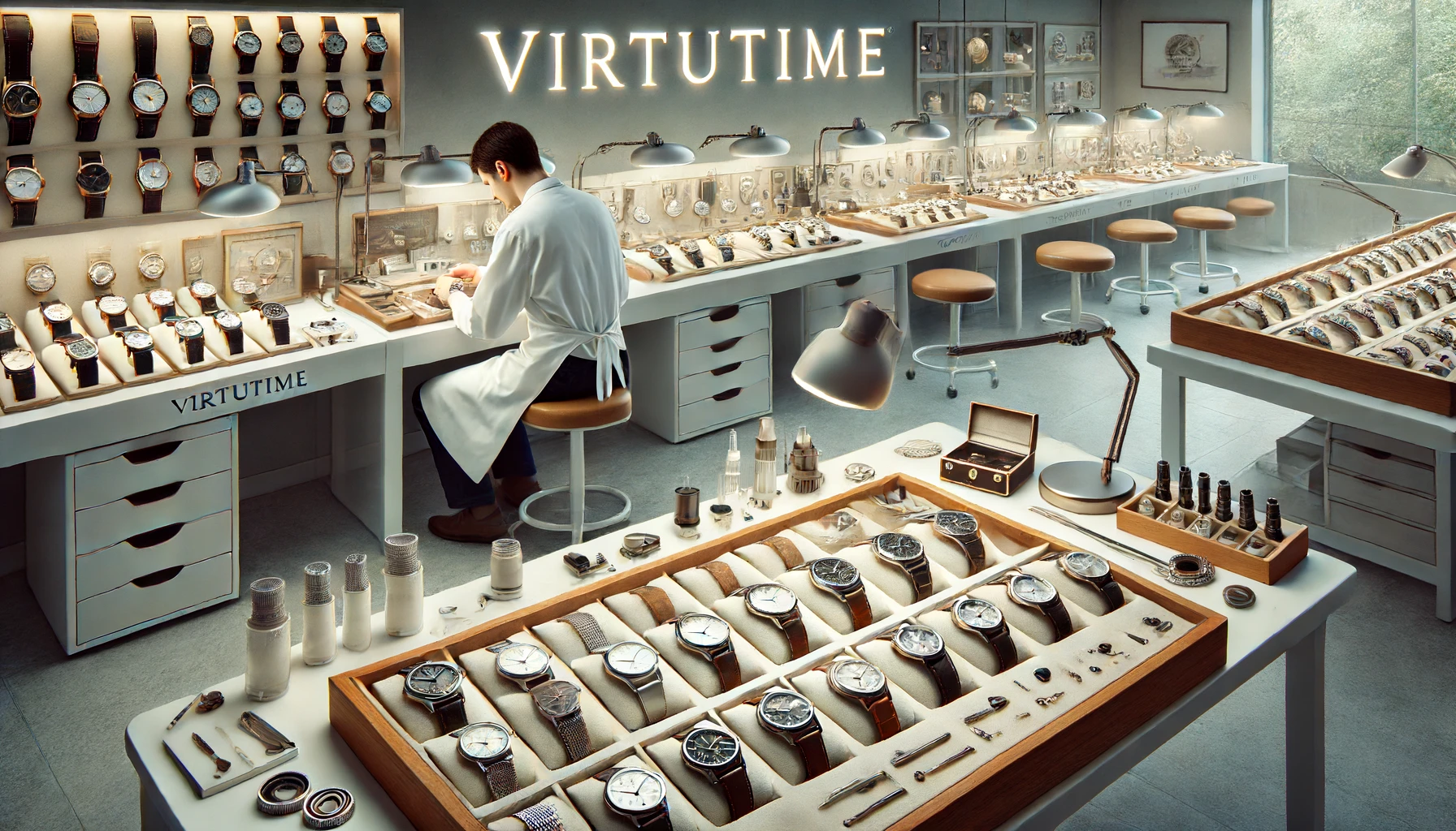 VirtuTime Watch Workshop: Polishing Crystals and Cases